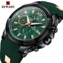 REWARD RD83006M  Luxury high quality silicone strap waterproof sport boutique multi - function men's watch relogio masculino